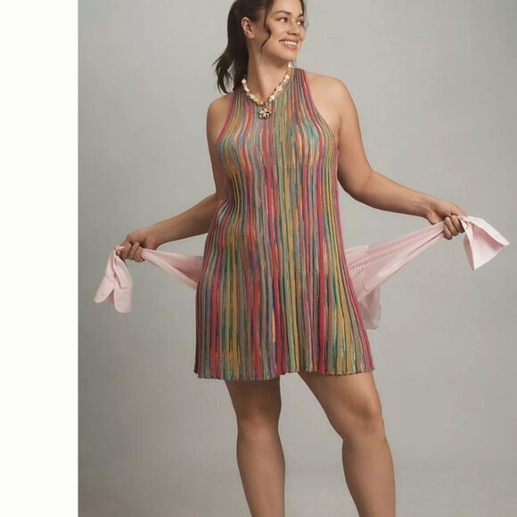 ⭐️ Daily Practice Ribbed Sweater Classy Sports Chic Classy Hipster Mini Dress - Picture 3 of 8